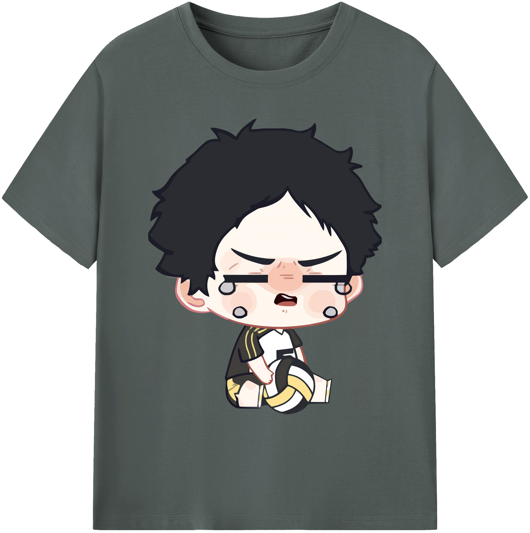 （画像用） ハイキュー!! Haikyu!! 綿100％ メンズ半袖Tシャツ｜肌触りやわらか＆通気性